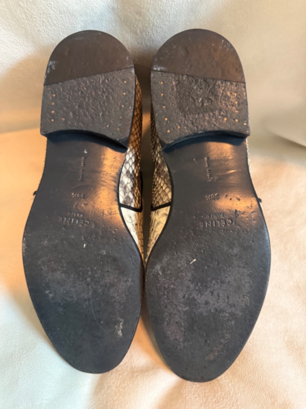 Celine Python Snakeskin Booties - Picture 6 of 6